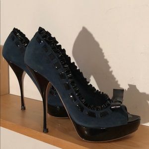 Miu Miu platformed pumps